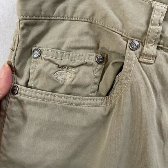 Brooks Brothers khaki denim jeans Sz 36/34 - Picture 4 of 10